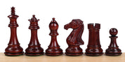 ROYAL KNIGHT REDWOOD 4" chess pieces