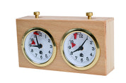Wooden BHB chess clock without stand – LIGHT SMALL