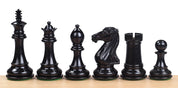 ROYAL KNIGHT EBONY 4" chess pieces