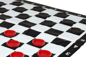 Large chess + checkers outdoor chess set (king 20 cm)