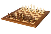 Tournament chess set No. 4 - 40 mm chessboard + Sunrise Staunton 78 mm pieces