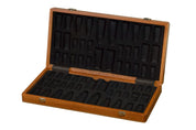 Inlaid chess board for chess pieces with king height up to 80 mm