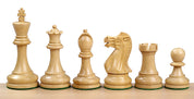 Executive Acacia/Boxwood 4" chess pieces