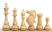 NAPOLEON REDWOOD CHESS FIGURES 6 INCHES