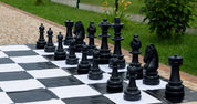 Plastic giant chess pieces (king height 74 cm)