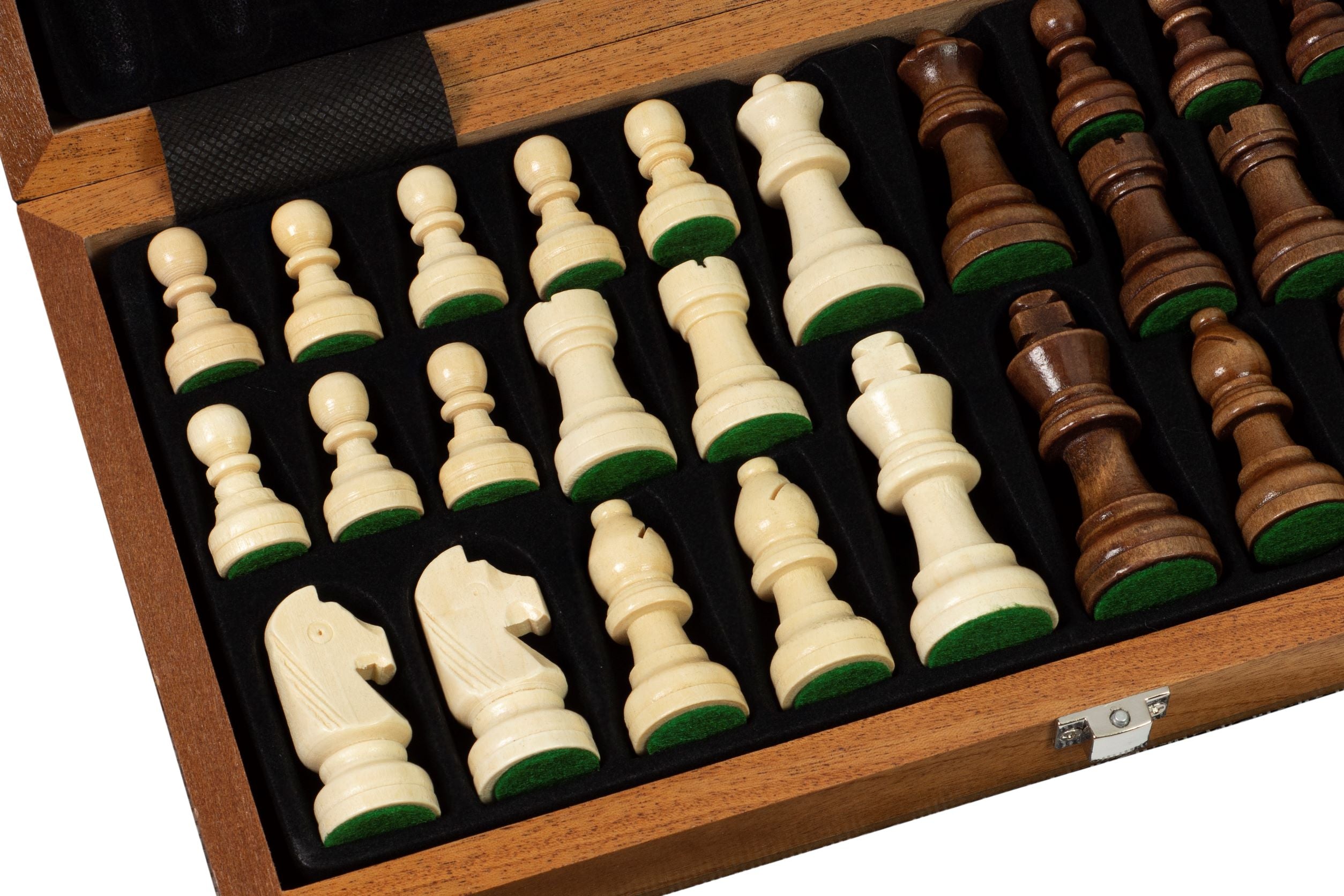 Sunrise Tournament wooden chess set No. 3 (30 x 30 cm) sapele / maple - Sunrise Tournament wooden chess set No. 3 (30 x 30 cm) sapele / maple
