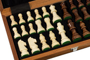 Sunrise Tournament wooden chess set No. 3 (30 x 30 cm) sapele / maple