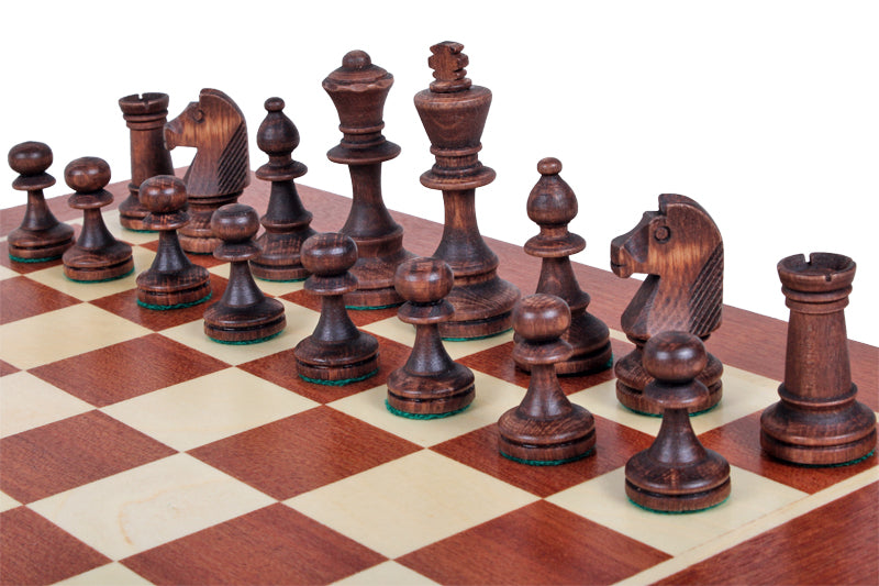 STAUNTON Std No 7 (in wooden box, dark) - STAUNTON Std No 7 (in wooden box, dark)