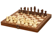 Sunrise Tournament wooden chess set No. 3 (30 x 30 cm) sapele / maple