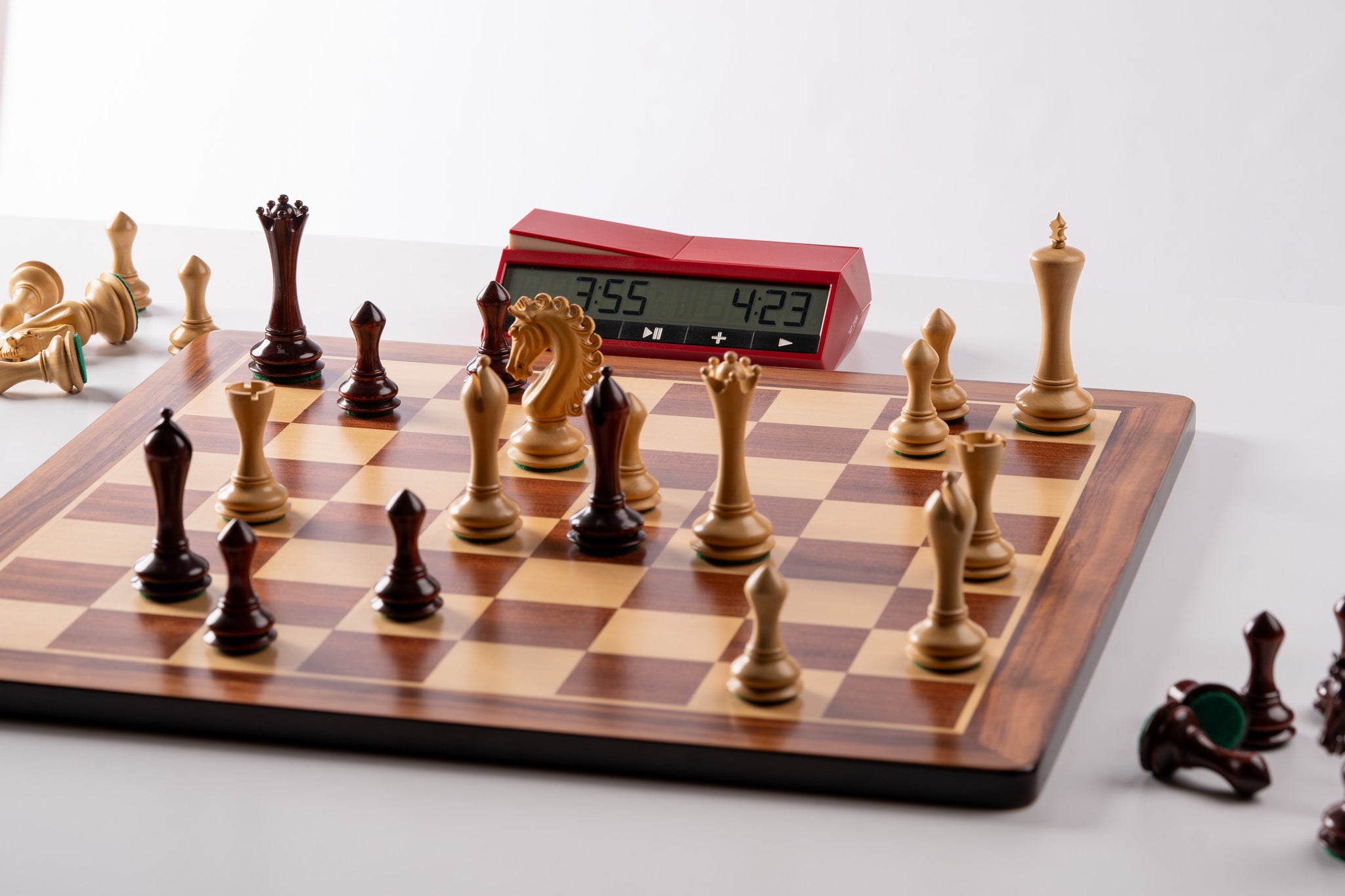 EMPIRE REDWOOD 4,25" chess pieces - EMPIRE REDWOOD 4,25" chess pieces