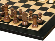 Tournament chess set No. 4 - 40 mm chessboard + Sunrise Staunton 78 mm pieces