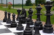 Plastic giant chess pieces (king height 74 cm)