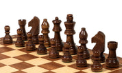 Sunrise Tournament wooden chess set No. 3 (30 x 30 cm) sapele / maple