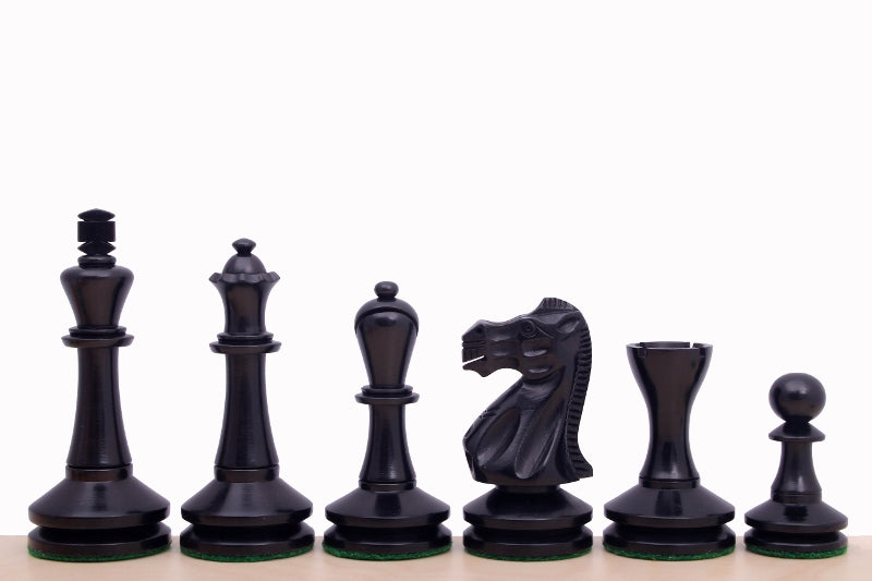 Blackmore Ebonised 4" chess pieces - Blackmore Ebonised 4" chess pieces