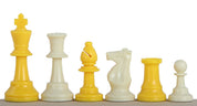 Yellow chess pieces No. 6