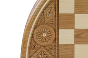 Chess Rubin - hand-carved round case (33cm)