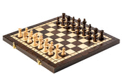 3-in-1 WOOD SET (40x40cm) CHASSETS + WARCABS + BACKGAMMON