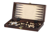 SCHOOL WOODEN SET - CHESS + DRAUGHTS + BACKGAMMON