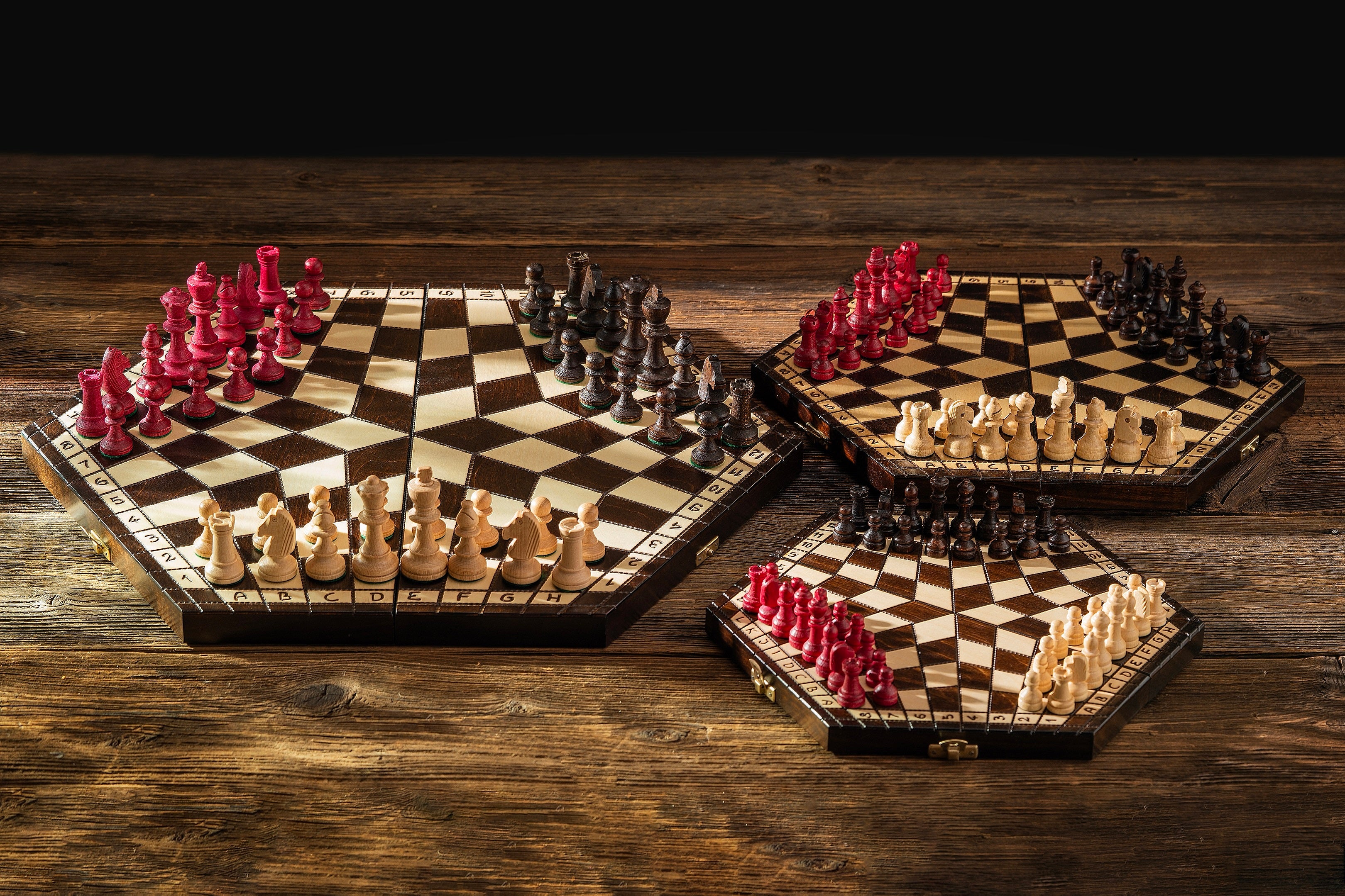 CHESS SET FOR THREE PLAYERS – MEDIUM - CHESS SET FOR THREE PLAYERS – MEDIUM