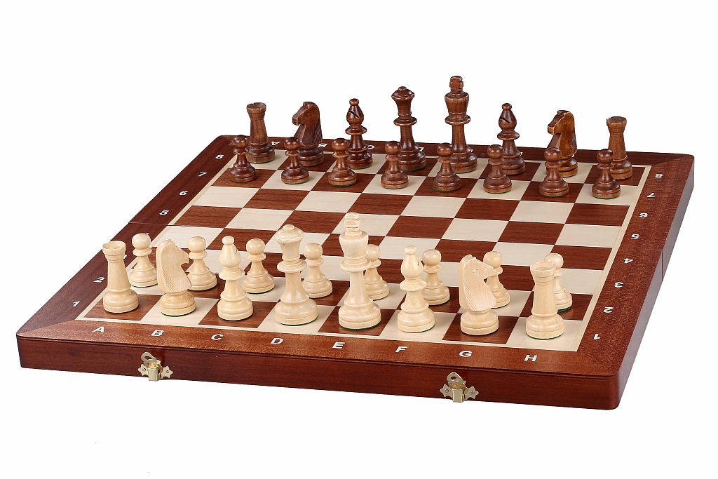 Tournament Chess No. 5 Sunrise, Inlaid - 70ba8717dc0e5ba916ec524bc4cb3b90