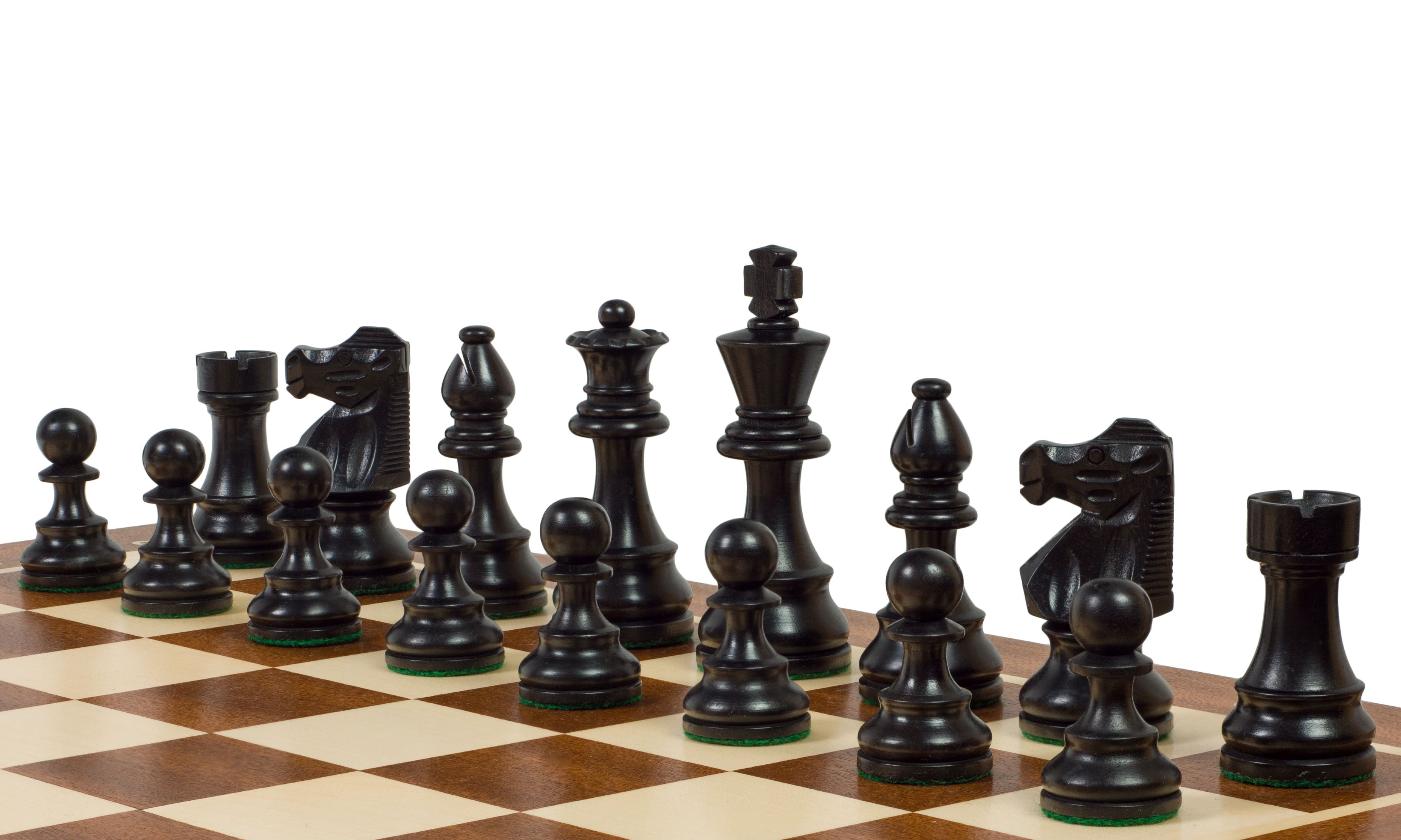 TOURNAMENT No6 intarsy FRENCH EBONISED 3.75"pieces - TOURNAMENT No6 intarsy FRENCH EBONISED 3.75"pieces