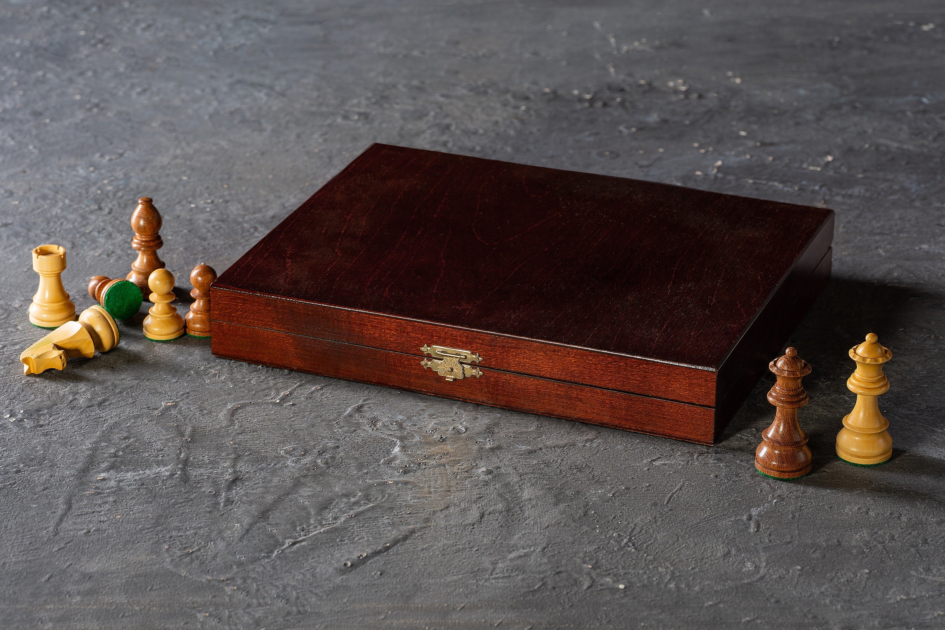 STAUNTON LUX No 5 BOX BROWN - STAUNTON LUX No 5 BOX BROWN