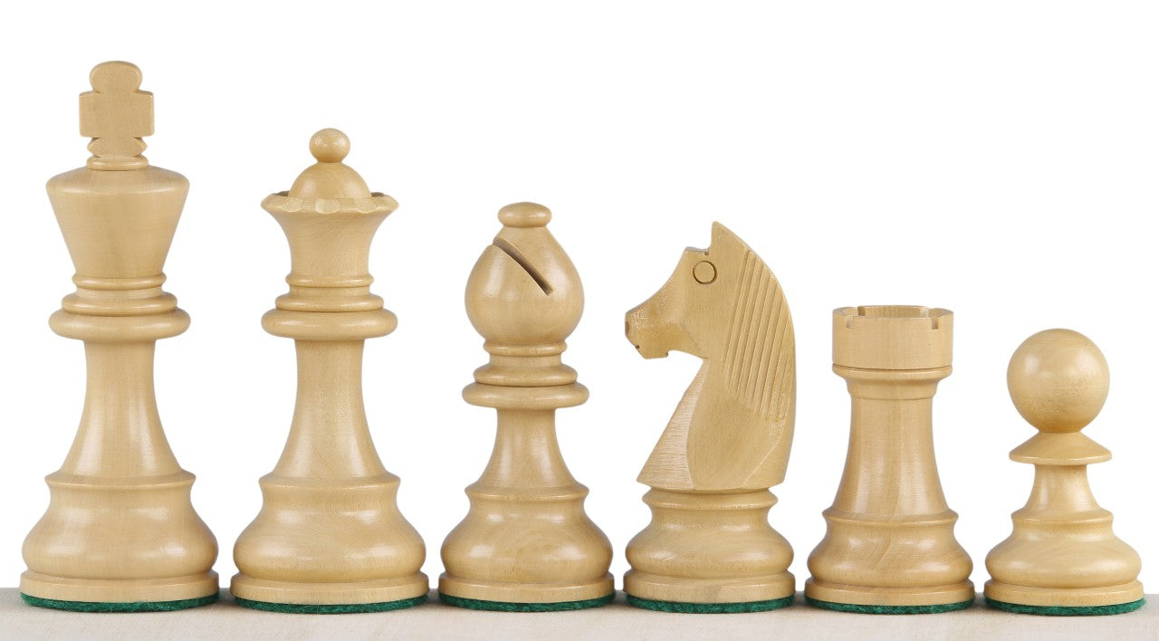 German Knight Ebonised 3" chess pieces - German Knight Ebonised 3" chess pieces