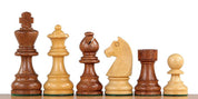 German Staunton Acacia/Boxwood chess pieces 3''