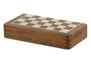 Wooden Magnetic Chess set with 25 cm inlaid chessboard