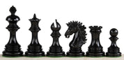 Sunrise 3.75 inch Ebony chess pieces