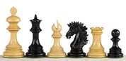 Sunrise 4 inch Ebony chess pieces