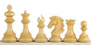 Sunrise 3.75 inch Ebony chess pieces
