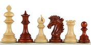 Sunrise 4 inch Redwood chess pieces