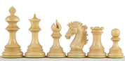 Sunrise 4 inch Redwood chess pieces