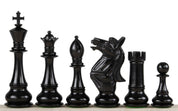 NAPOLEON EBONY CHESS FIGURES 6 INCHES