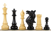 NAPOLEON EBONY CHESS FIGURES 6 INCHES