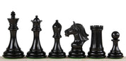 DERBY KNIGHT EBONY 4" chess pieces