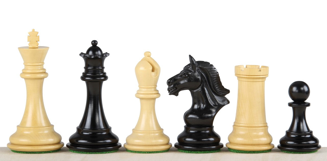 DERBY KNIGHT EBONY 4" chess pieces - DERBY KNIGHT EBONY 4" chess pieces