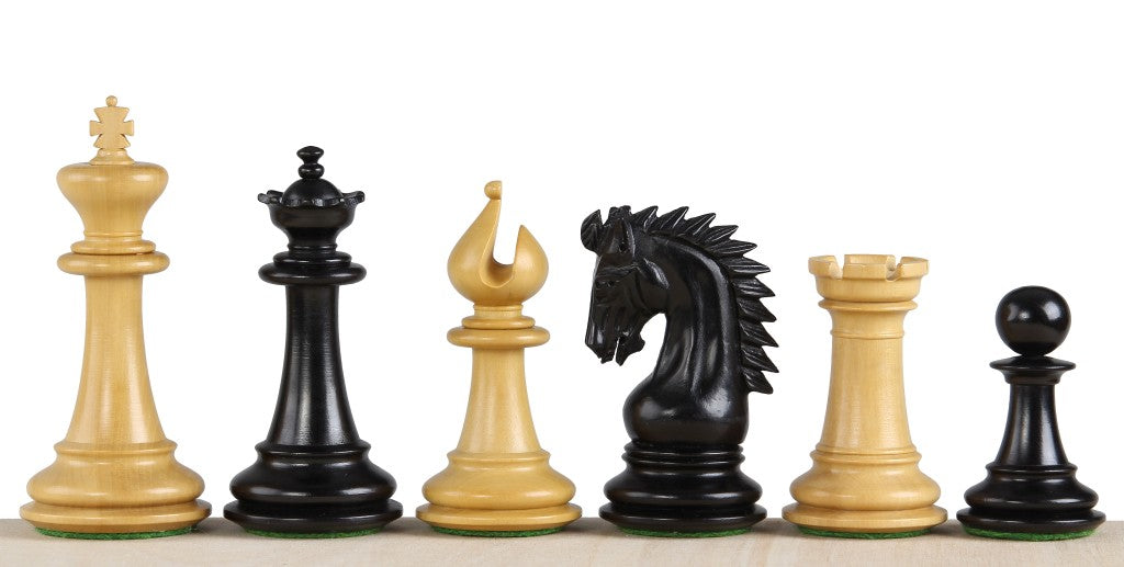 Sheikh Ebony Chess Figures 3.75 inches - Sheikh Ebony Chess Figures 3.75 inches