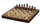 Sunrise Tournament wooden chess set No. 3 (30 x 30 cm) walnut / maple