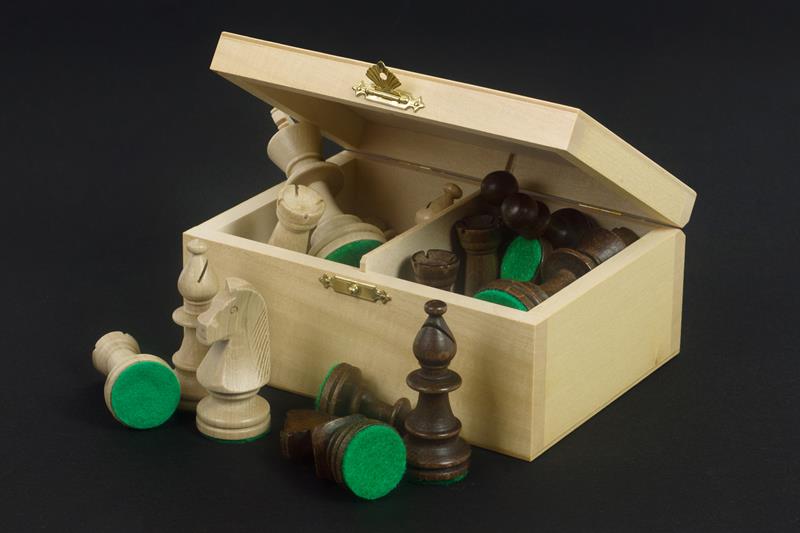 STAUNTON Std No 5 (in wooden box, light) - STAUNTON Std No 5 (in wooden box, light)