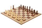 Juego de ajedrez «German» | Rey de 98 mm | Casilla de 58 mm | De madera