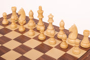 Juego de ajedrez German Walnut | Rey de 98 mm | Casilla de 50 mm | De madera
