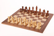 Juego de ajedrez German Walnut | Rey de 98 mm | Casilla de 50 mm | De madera