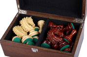 High Quality Chess Box - Sapele wood Veneer (24x15x11cm)