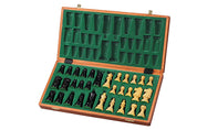 TOURNAMENT No5 intarsy FRENCH EBONISED 3,5" pieces