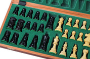 TOURNAMENT No5 intarsy FRENCH EBONISED 3,5" pieces