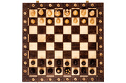Large carved SENATOR CHESS SET (42x42cm) – black