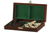 Wooden School Chess Mini - brown