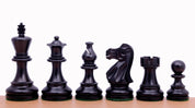 Juego de ajedrez - Tablero de paduk / arce (casillas de 40 mm) + piezas American Classic de 3"
